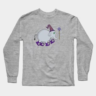 Wizard Elephant Long Sleeve T-Shirt